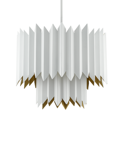 Syrie White Chandelier
