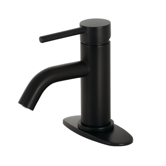Concord Single-Hole Bathroom Faucet in Matte Black