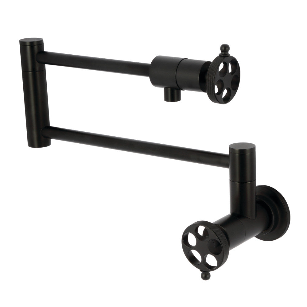 Wendell Pot Filler Faucet in Matte Black
