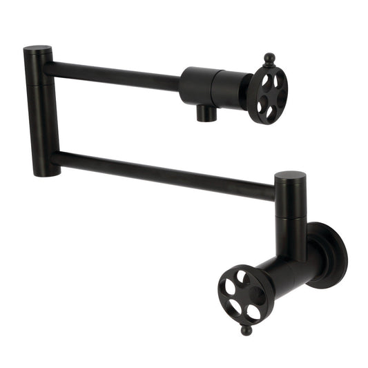 Wendell Pot Filler Faucet in Matte Black