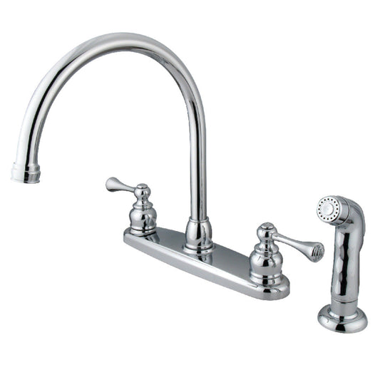 Vintage Centerset Kitchen Faucet in Polished Chrome