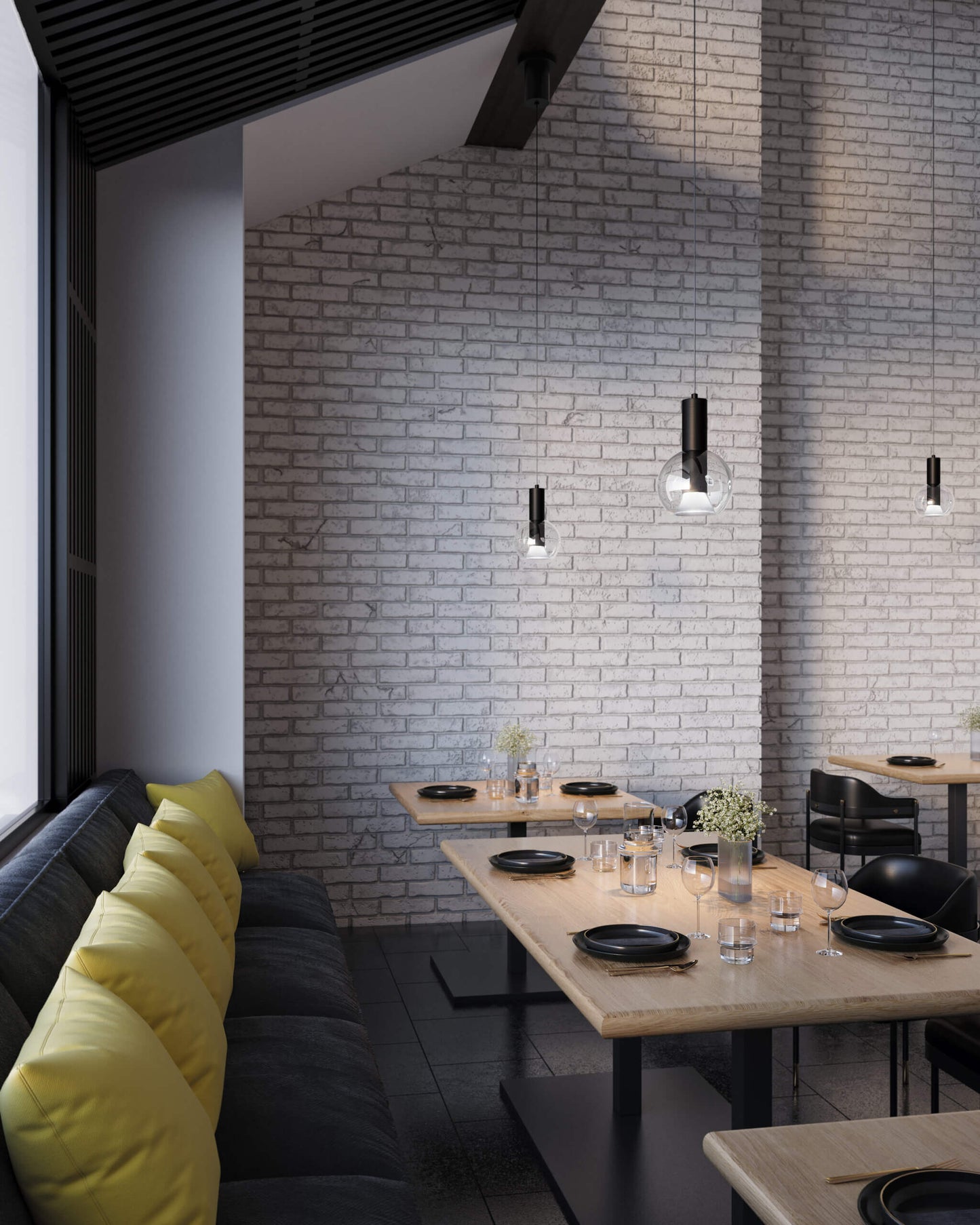 9in Blown glass pendant, zero gravity canopy