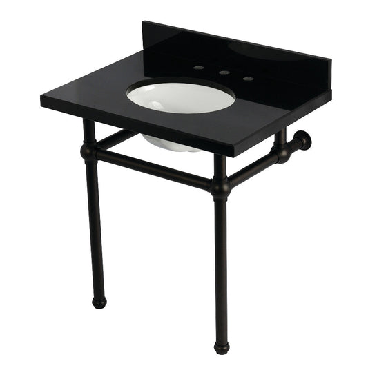Templeton 30 Inch Console Sink in Oil Rubbed Bronze