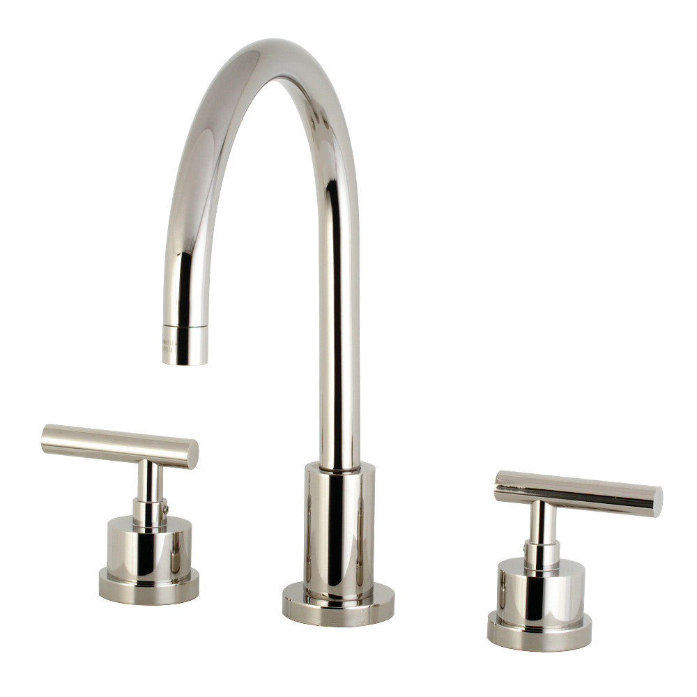 Manhattan Widespread Bathroom Faucet in Polished Nickel