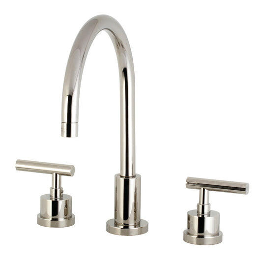 Manhattan Widespread Bathroom Faucet in Polished Nickel