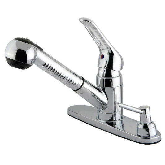 Pull-Out Kitchen Faucet in Polished Chrome