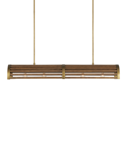 Woodbine Chestnut Rectangular Chandelier