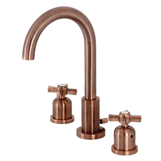 Millennium Widespread Bathroom Faucet in Antique Copper