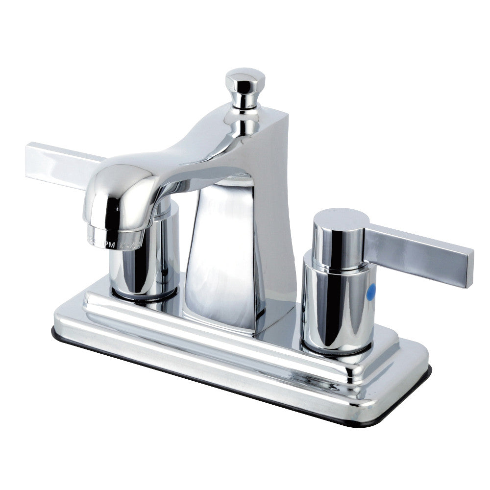 NuvoFusion 4 Inch Centerset Bathroom Faucet in Polished Chrome