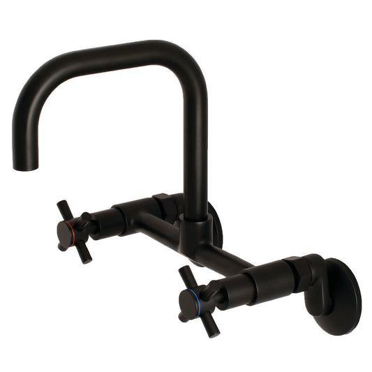 Concord Wall Mount Kitchen Faucet in Matte Black