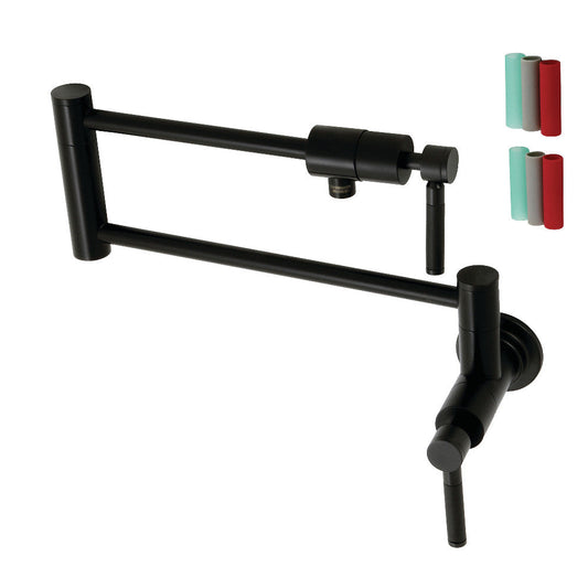 Kaiser Pot Filler Faucet in Matte Black