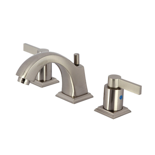 NuvoFusion Widespread Bathroom Faucet in Brushed Nickel