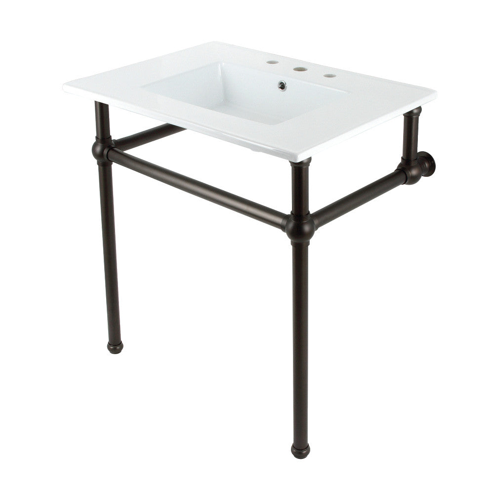 Templeton 31.13 Inch Console Sink in White