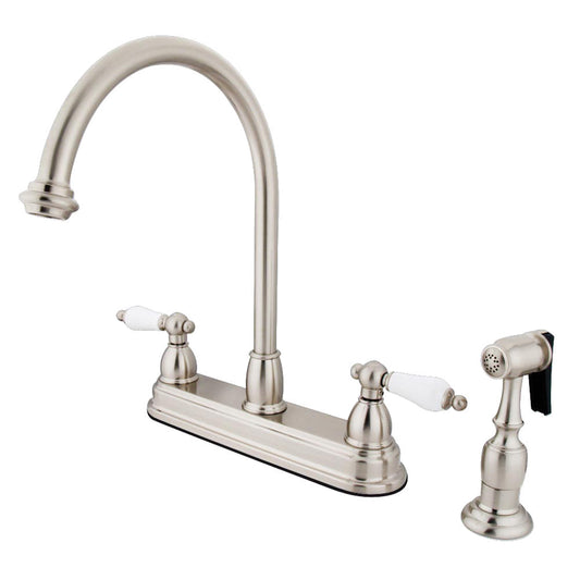 Restoration Centerset Kitchen Faucet in Brushed Nickel