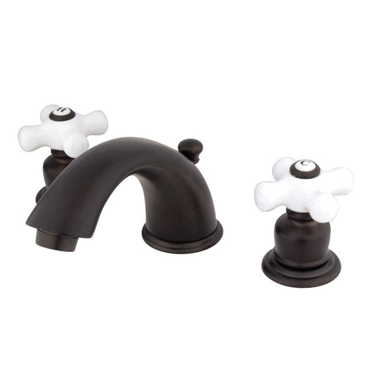 English Country Widespread Bathroom Faucet in Oil Rubbed Bronze