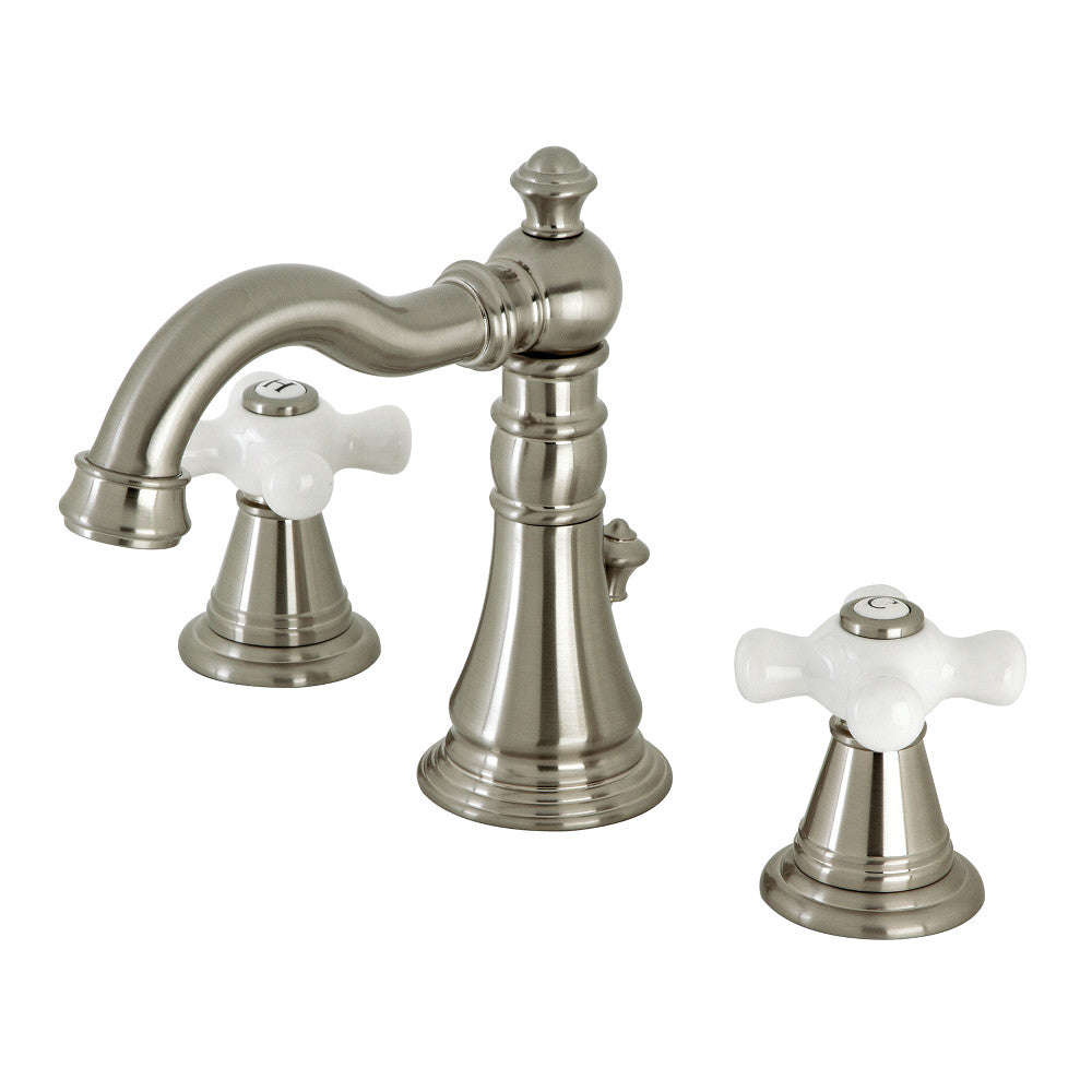 American Classic Widespread Bathroom Faucet in Brushed Nickel