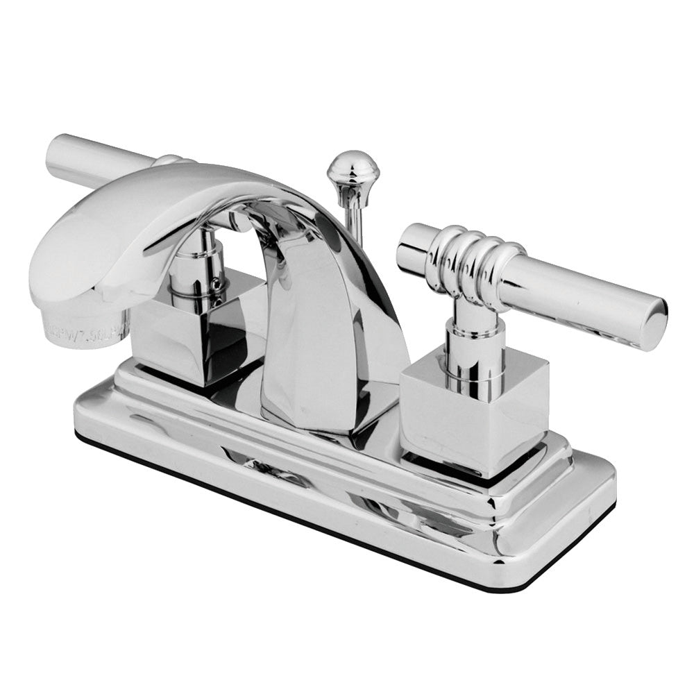 Milano 4 Inch Centerset Bathroom Faucet in Polished Chrome