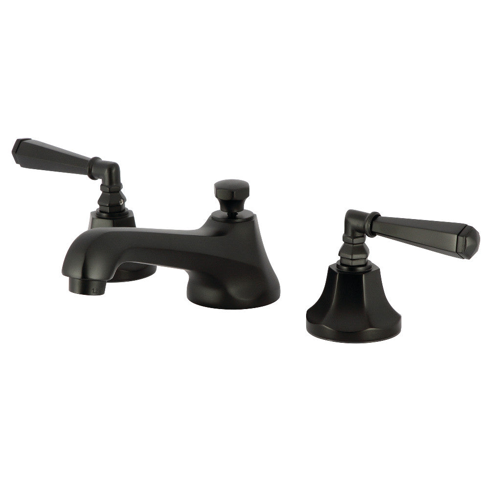 Metropolitan Widespread Bathroom Faucet in Matte Black