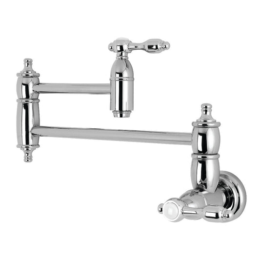 Tudor Pot Filler Faucet in Polished Chrome