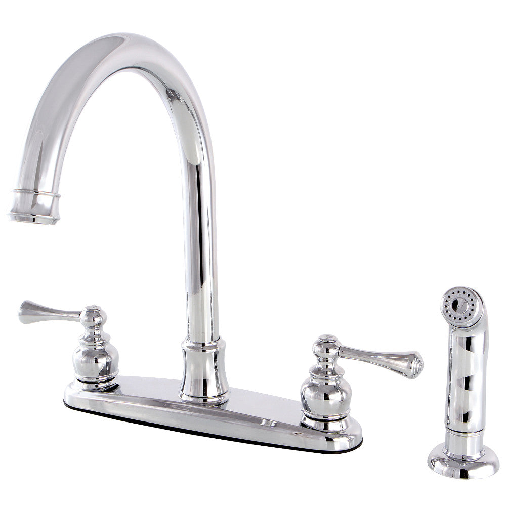 Vintage Centerset Kitchen Faucet in Polished Chrome