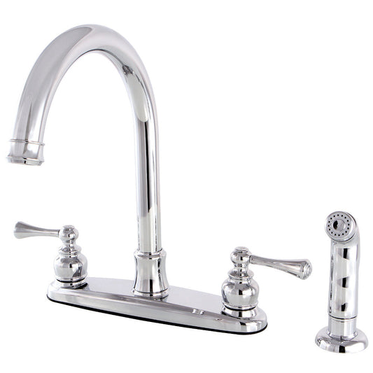 Vintage Centerset Kitchen Faucet in Polished Chrome