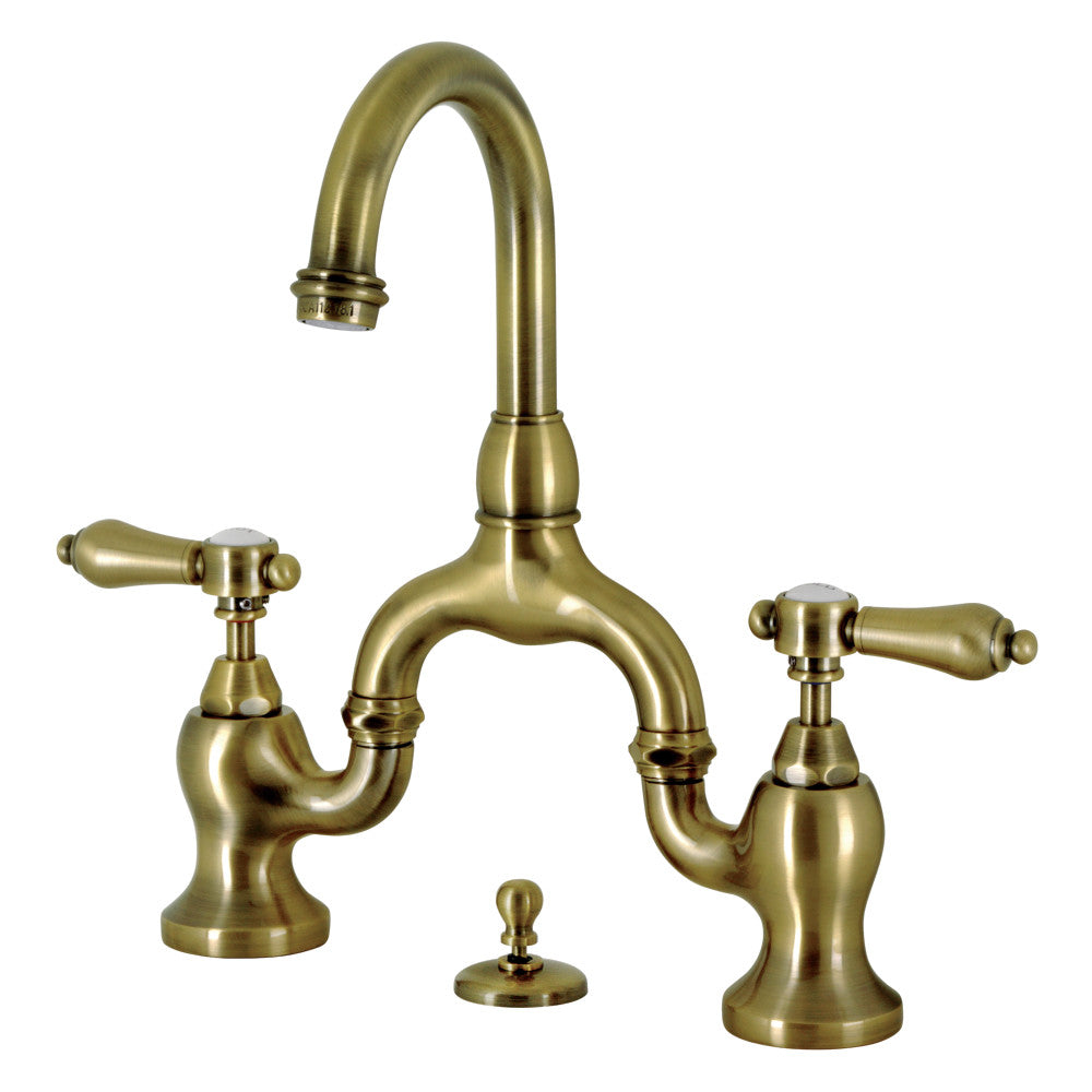 Heirloom Bridge Bathroom Faucet in Antique Brass