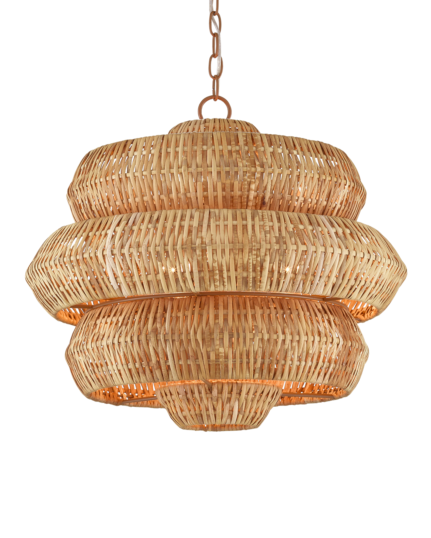 Antibes Small Natural Chandelier