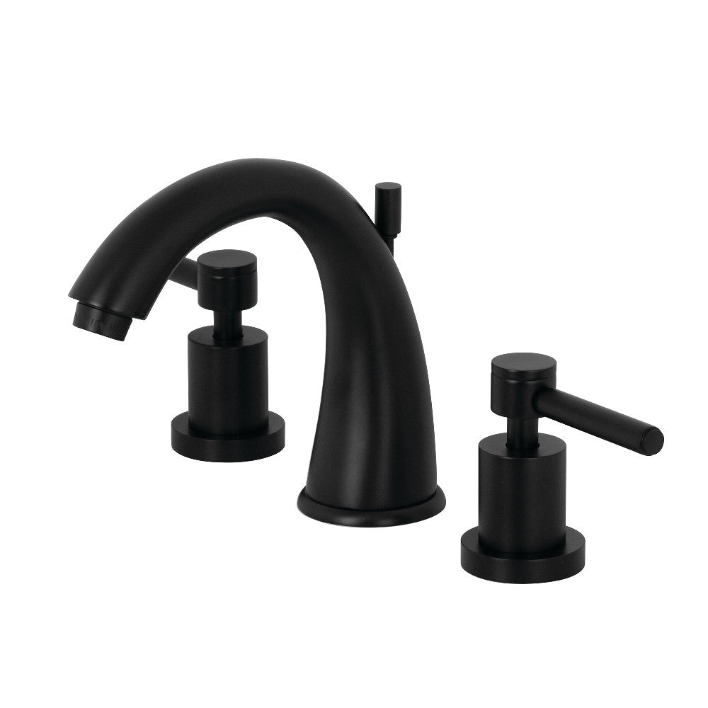 Concord Widespread Bathroom Faucet in Matte Black