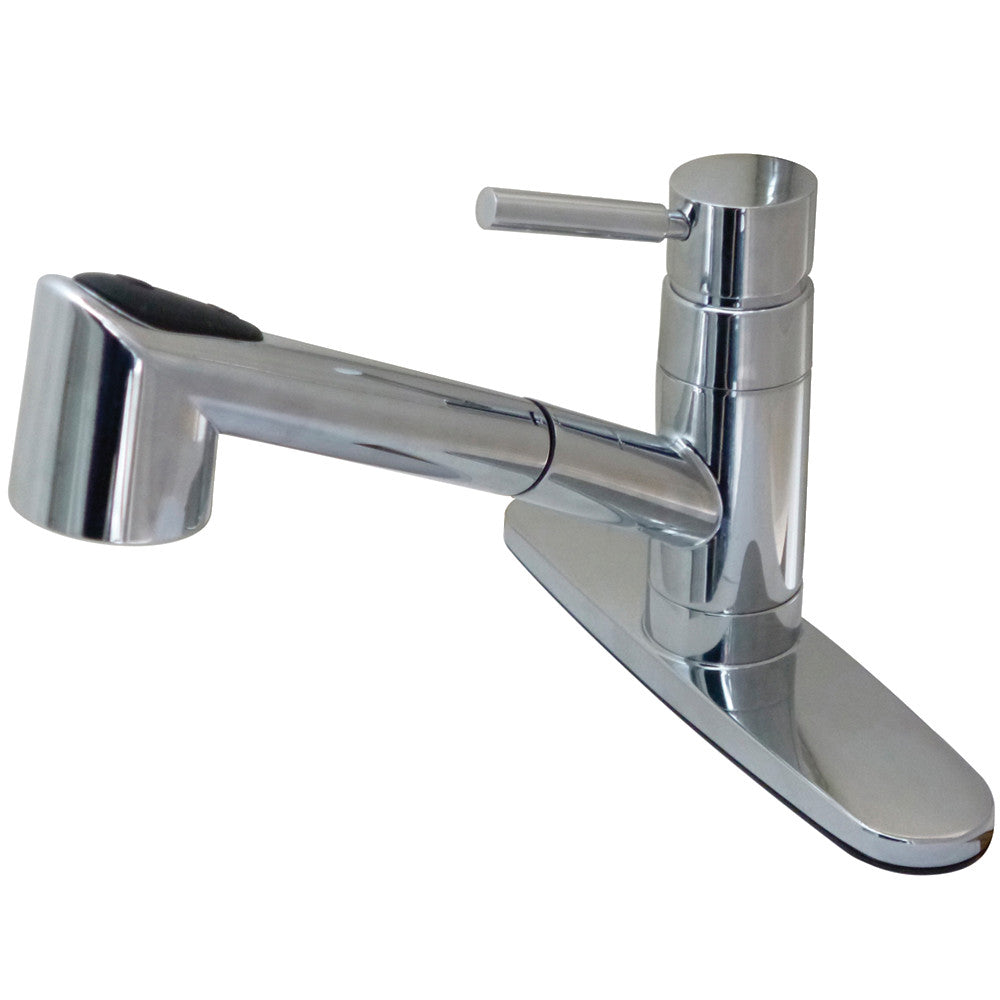 Wilshire Pull-Out Kitchen Faucet in Polished Chrome