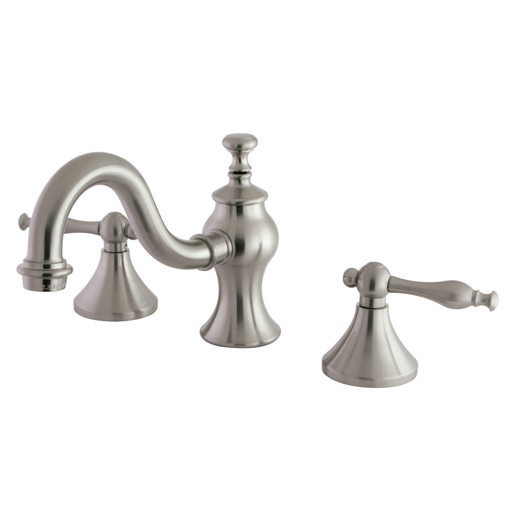 Naples Widespread Bathroom Faucet in Brushed Nickel
