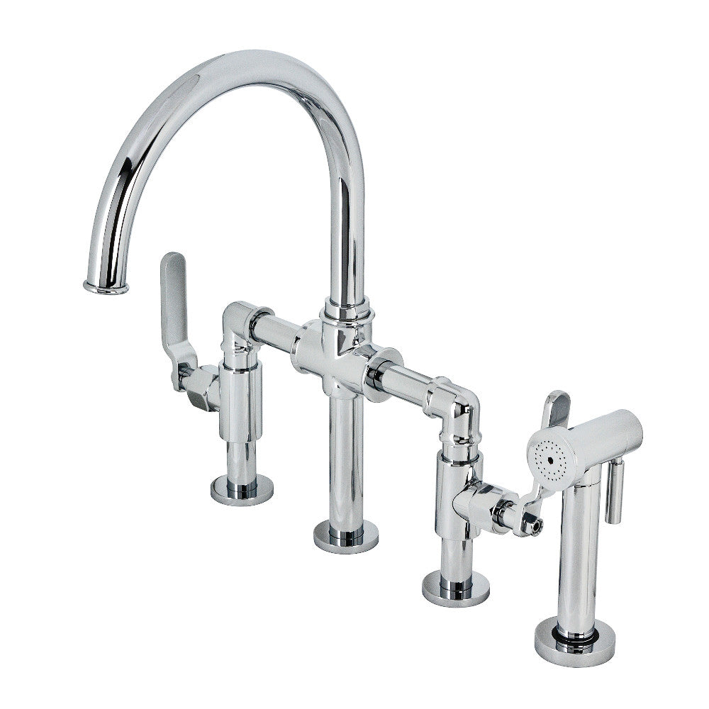 Whitaker Bridge Kitchen Faucet in Polished Chrome