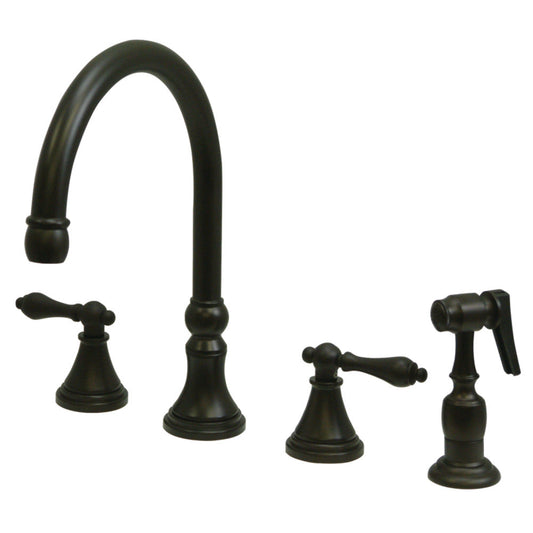 Governor Widespread Kitchen Faucet in Oil Rubbed Bronze