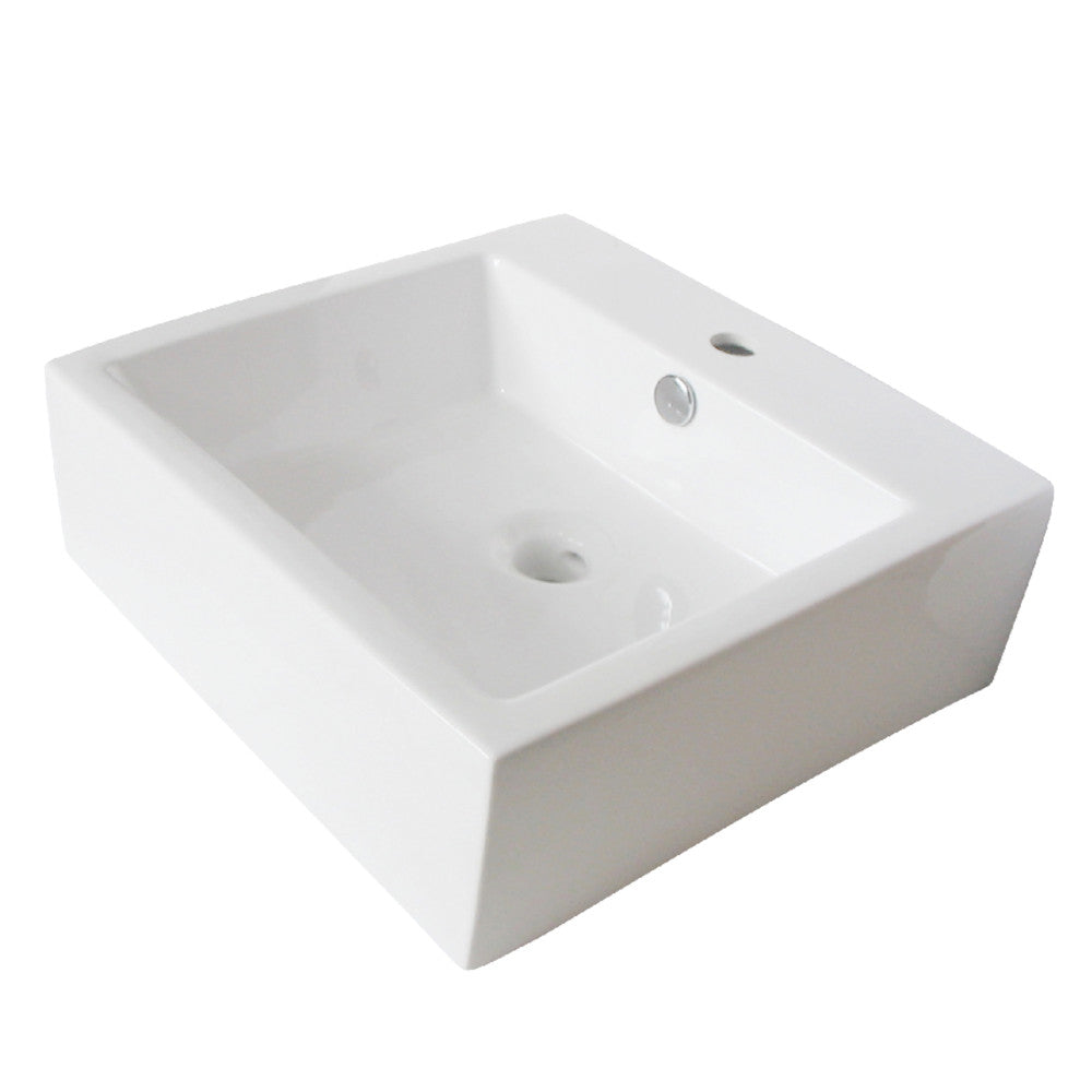 Sierra 18.5 Inch Vessel Sink in White