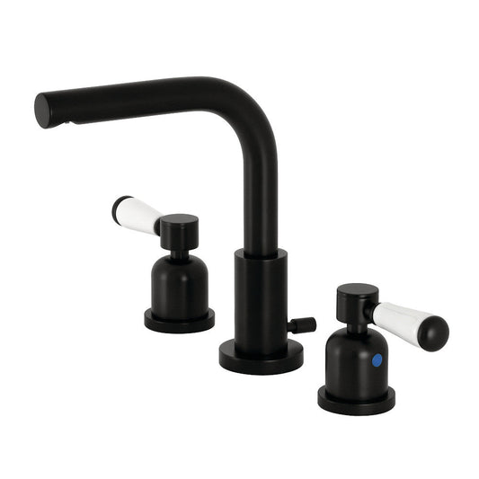Paris Widespread Bathroom Faucet in Matte Black