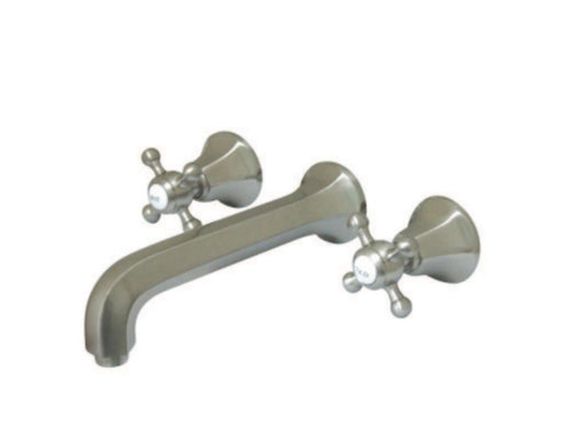 Metropolitan Wall-Mount Bathroom Faucet in Brushed Nickel