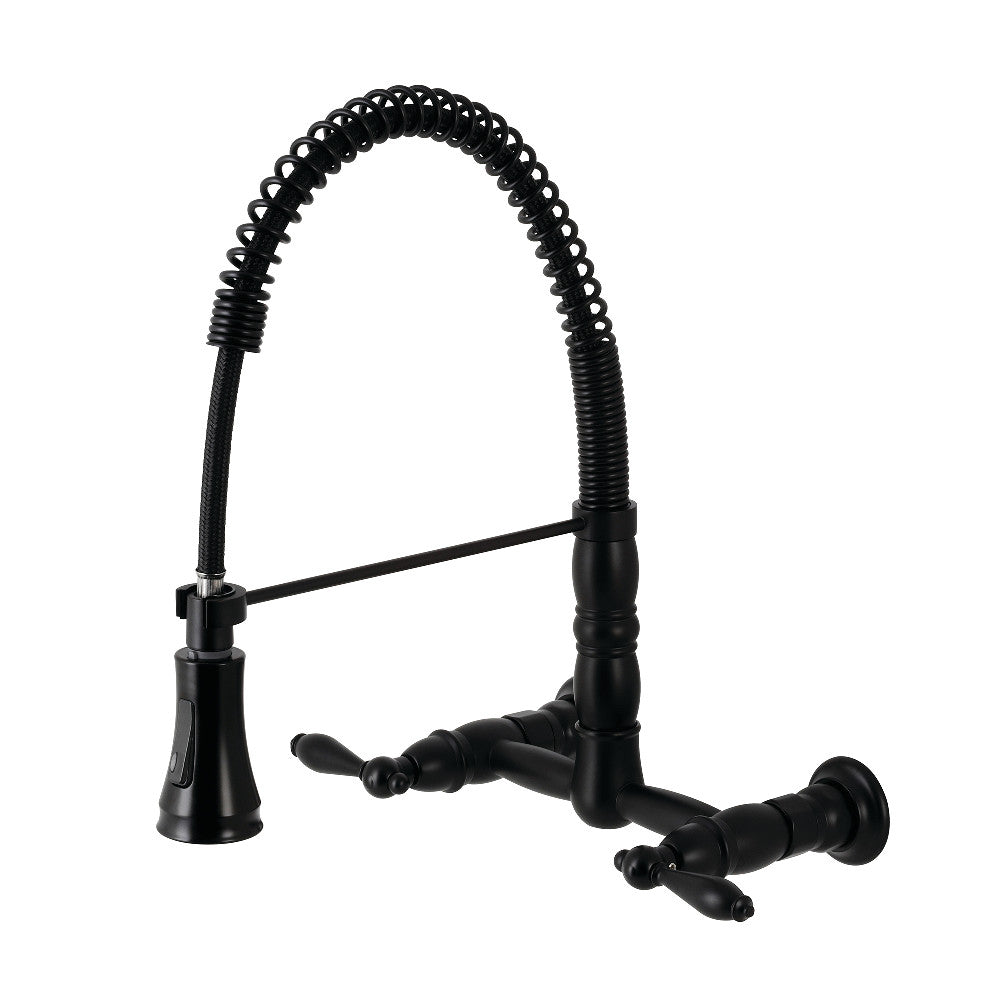 Heritage Pre-Rinse Kitchen Faucet in Matte Black