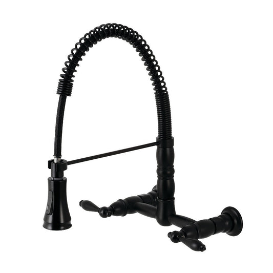 Heritage Pre-Rinse Kitchen Faucet in Matte Black