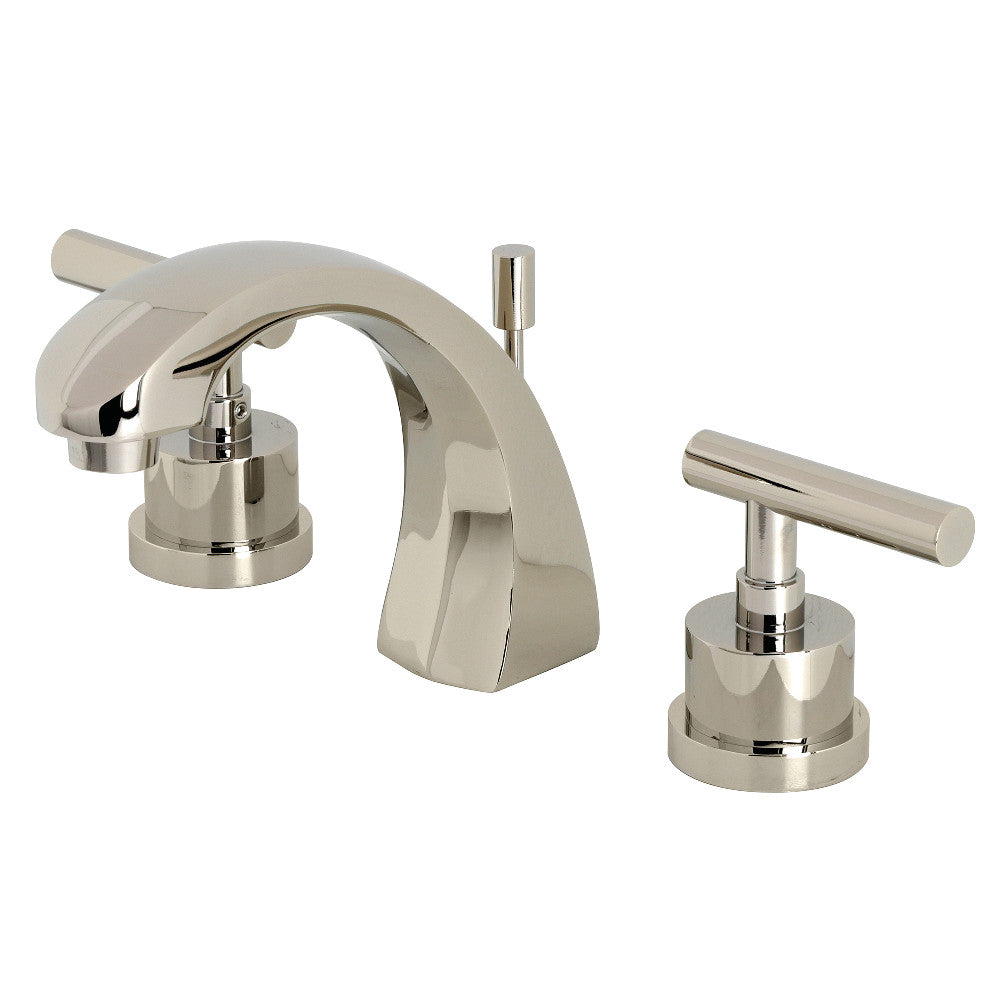 Manhattan Widespread Bathroom Faucet in Polished Nickel