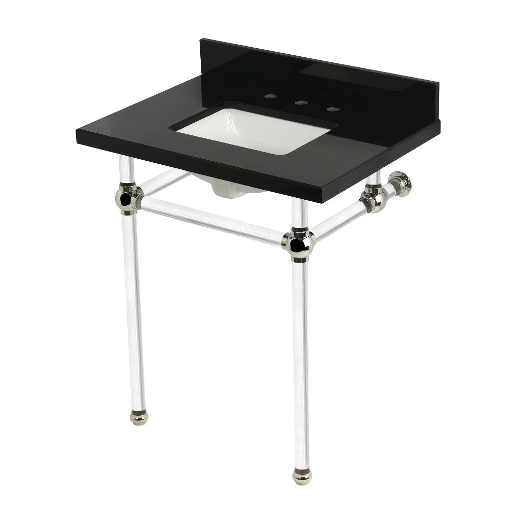 Templeton 30 Inch Console Sink in Polished Nickel