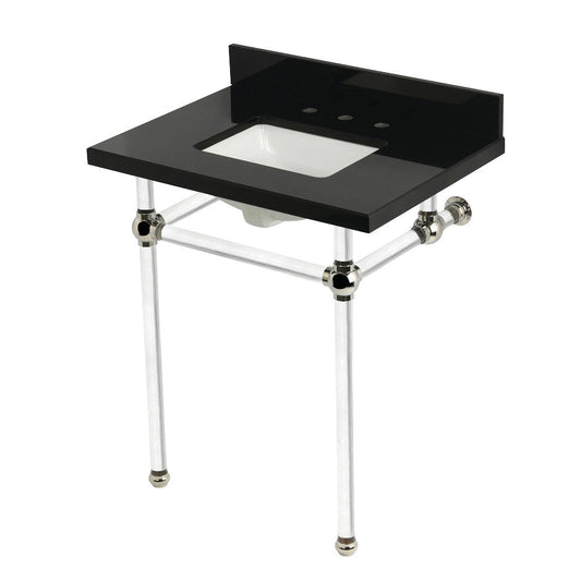 Templeton 30 Inch Console Sink in Polished Nickel