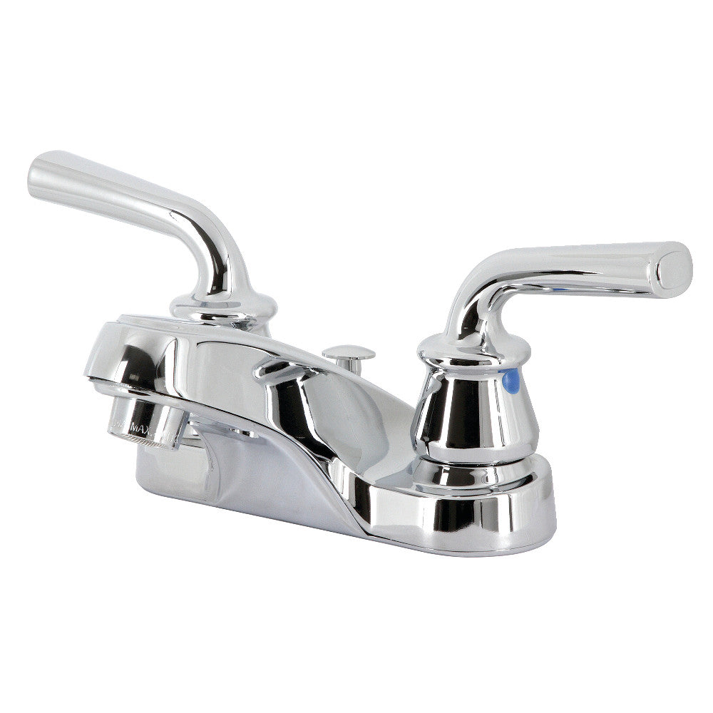 Restoration 4 Inch Centerset Bathroom Faucet in Polished Chrome