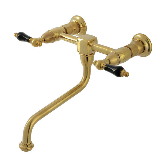 Duchess Wall-Mount Bathroom Faucet in Brushed Brass