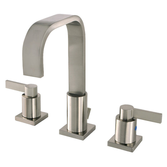 NuvoFusion Widespread Bathroom Faucet in Brushed Nickel
