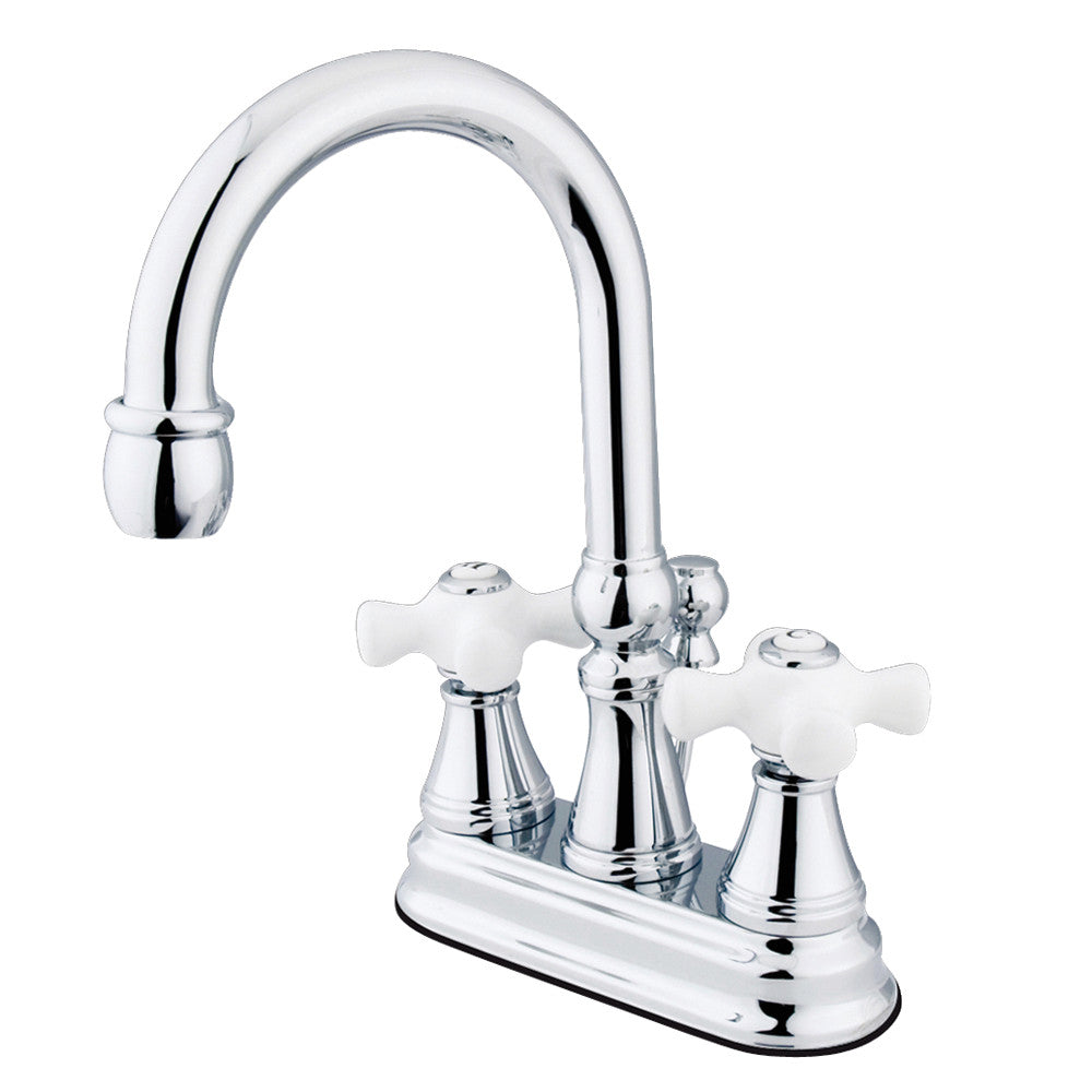 Governor 4 Inch Centerset Bathroom Faucet in Polished Chrome