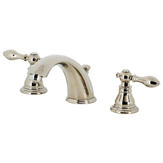 American Classic Widespread Bathroom Faucet in Polished Nickel