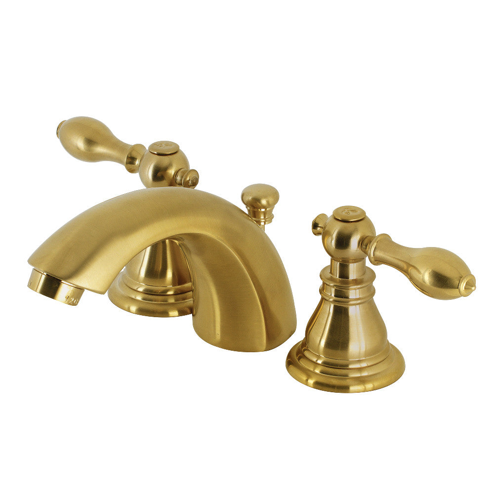 American Classic Mini-Widespread Bathroom Faucet in Brushed Brass