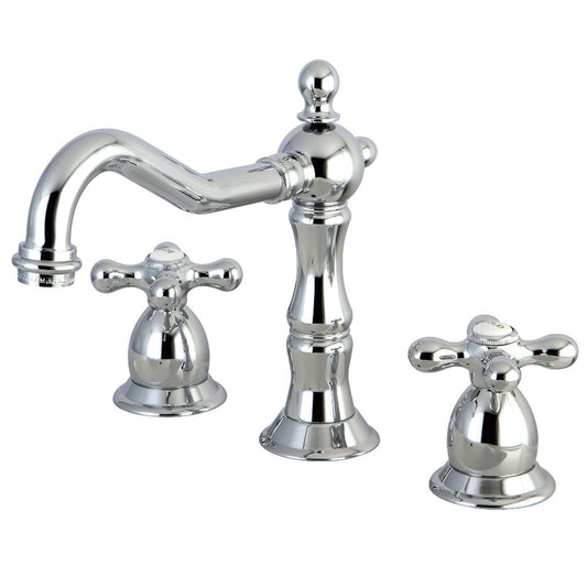 Heritage Widespread Bathroom Faucet in Polished Chrome