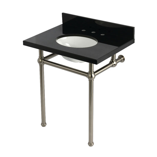 Templeton 30 Inch Console Sink in Brushed Nickel