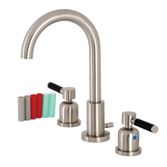 Kaiser Widespread Bathroom Faucet in Brushed Nickel