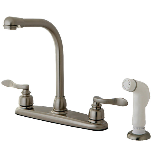 NuWave French Centerset Kitchen Faucet in Brushed Nickel